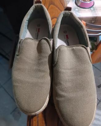 mocassino carrera in denim verde tg 42