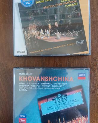 MUSORGSKIJ - BORIS GODUNOV e KHOVANSCINA