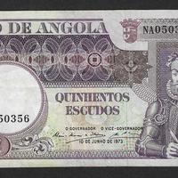 Angola - banconota circolata da 500 Scudi P-107a -