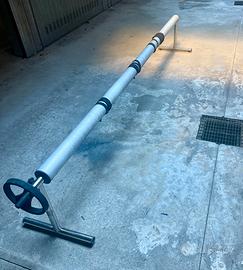 Rullo avvolgitore telo piscina