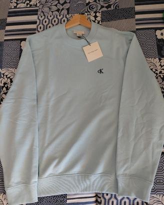Felpa Calvin Klein azzura  (TAGLIA M) 