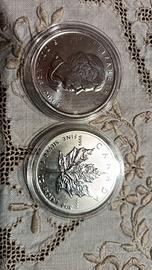 Oncia Argento Foglia Acero