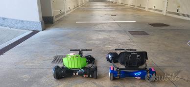 nr 2 hoverboard completi di go kart e caschi