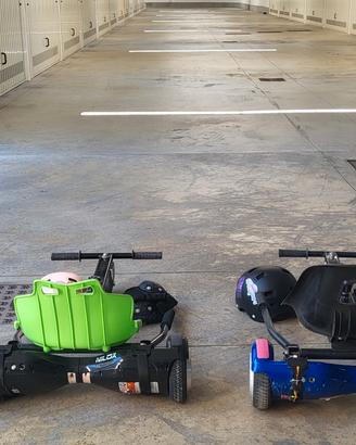 nr 2 hoverboard completi di go kart e caschi