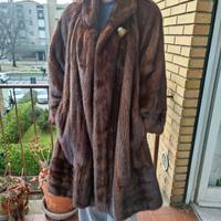 pelliccia di visone marrone 