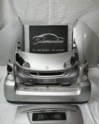 Kit plastiche Smart 451 grigio alluminio