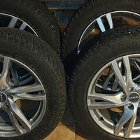 4 cerchi in lega + gomme invernali 235/55 R18