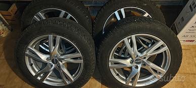 4 cerchi in lega + gomme invernali 235/55 R18