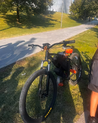 bici con kit elettrico