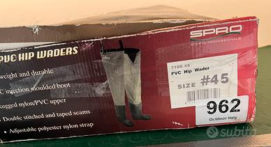 Cosciale waders pvc spro hip waders 45 carpfishing