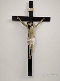 Antico crocifisso cartapesta leccese