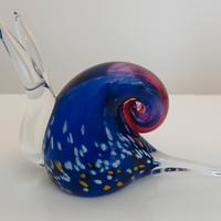 Lumaca in vetro tipo Murano produzione Ceca.