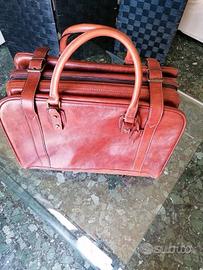 Borsone da Viaggio Vintage in Pelle Principe