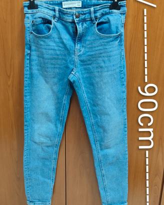 Jeans Donna Stradivarius Taglia 38 Modello Skinny 
