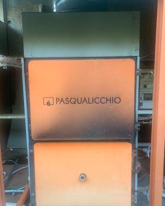 caldaia a pellet ed altri materiale