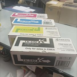 KIt Toner TK-540 nuovi originali Kyocera FS-C5100