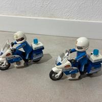Moto polizia playmobil