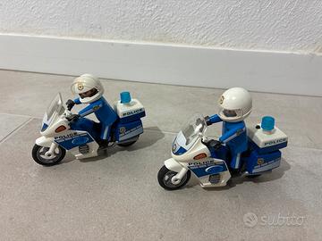 Moto polizia playmobil