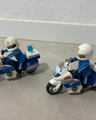 Moto polizia playmobil