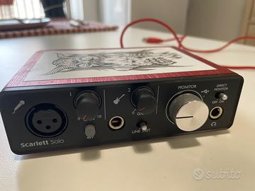 Scheda audio USB SCARLETT solo 2nd Gen