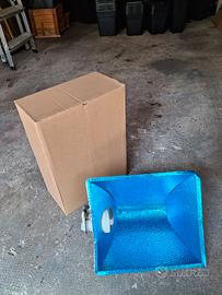 Riflettore Luci per serre martellato  Mega-Lux