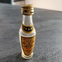 Bottiglietta vuota da collezione Metaxa Gold Label