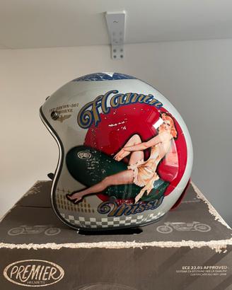 Casco Jet Premier Vintage Flamin' Missy