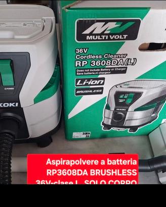 aspirapolvere a batteria RP3608DA BRUSHLESS 36V