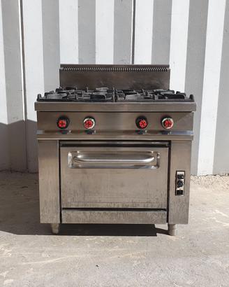 CUCINA A GAS 4 FUOCHI OFFCAR CON FORNO - SERIE 90
