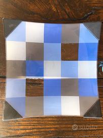 Porta oggetti con soggetti decorativi in vetro