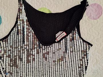 Top canottiera nera Max & C, Tg M