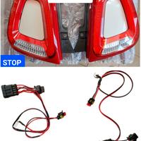 Stop fari fiat 500 modificati incluso cablaggio 