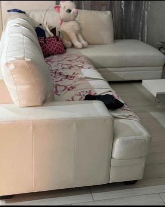 Divano angolare con penisola