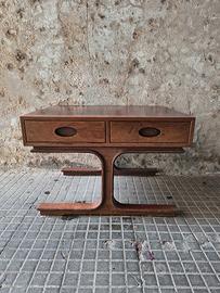 Tavolino palissandro design Frattini per Bernini