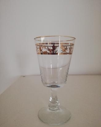 bicchieri da vino vintage anni 70