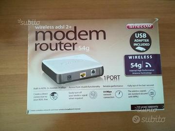 Modem Router Sitecom Wireless adsl 2+ 54 g