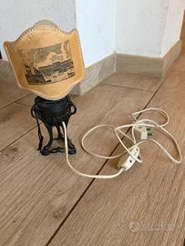 Lampada da tavolo riciclo fai da te vintage ghisa