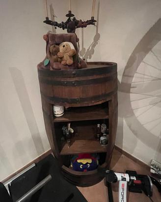 Botte artigianale porta bottiglie