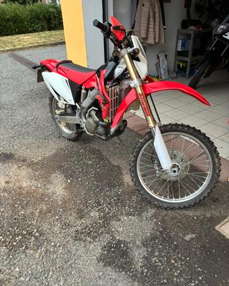 Honda CRE X 250, avviamento elettrico
