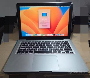 macbook pro 13 pollici i5 ram12g ssd480g ventura