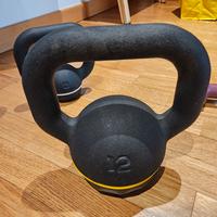 Kettlebell Decathlon ghisa base gomma e pesi vari