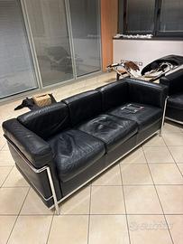 CASSINA LC3 3 posti - divani le corbusier