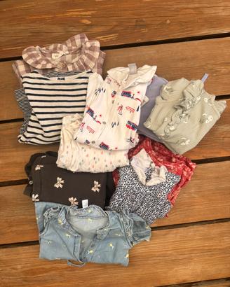 Mix bambina primavera estate 9-12 mesi