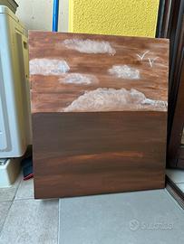 Dipinto su legno tema marittimo