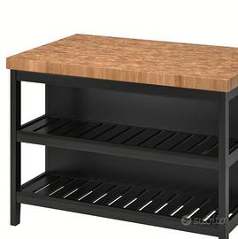Isola da Cucina IKEA VADHOLMA con Rastrelliera 