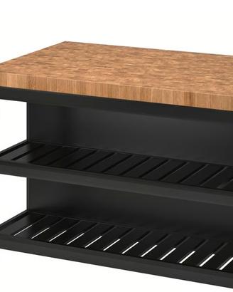 Isola da Cucina IKEA VADHOLMA con Rastrelliera 