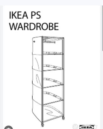 Scaffale organizer verticale