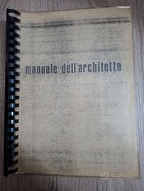 MANUALE DELL' ARCHITETTO (FOTOCOPIE)