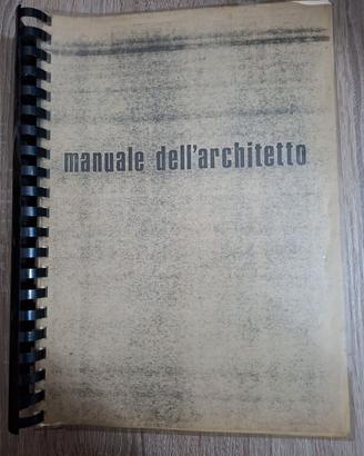 MANUALE DELL' ARCHITETTO (FOTOCOPIE)