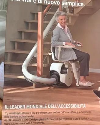 Montascale a poltroncina Thyssenkrupp Ceteco"